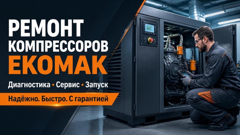 Ремонт компрессоров Ekomak
