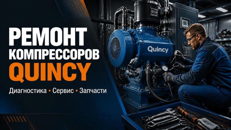 Ремонт компрессоров Quincy