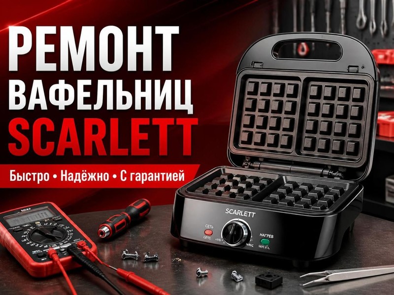 Ремонт вафельниц SCARLETT