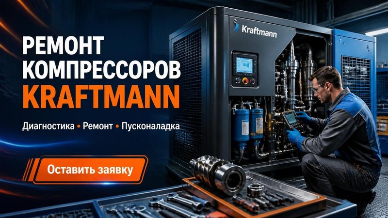 Ремонт компрессоров Kraftmann