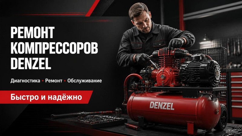 Ремонт компрессоров Denzel
