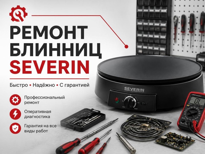 Ремонт блинниц SEVERIN