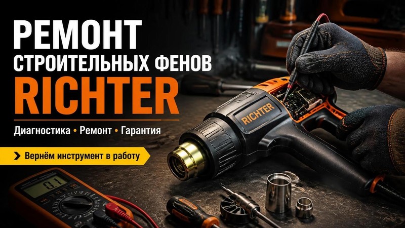 Ремонт строительных фенов Richter