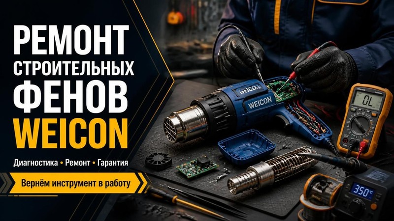 Ремонт строительных фенов Weicon