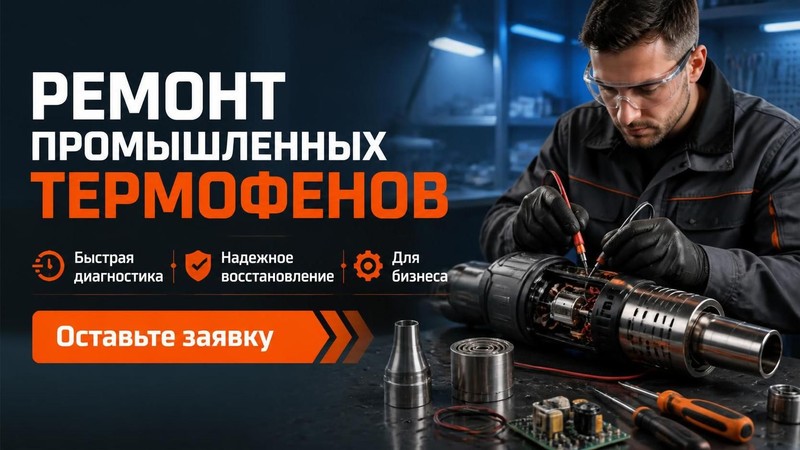 Ремонт промышленных термофенов для бизнеса