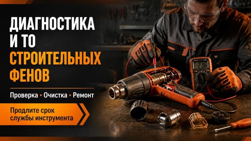 Диагностика и ТО строительных фенов