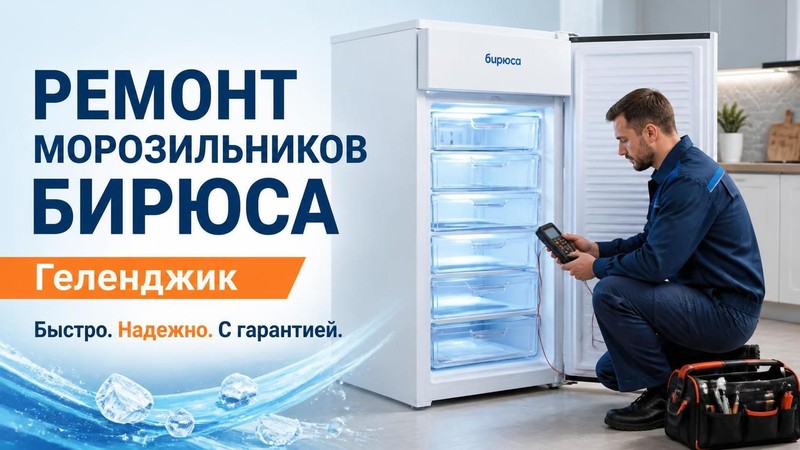 Ремонт морозильников Бирюса