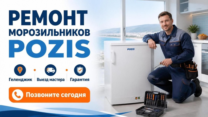 Ремонт морозильников Pozis