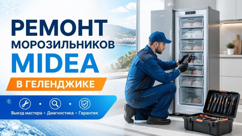 Ремонт морозильников Midea