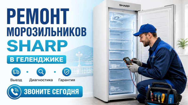 Ремонт морозильников Sharp