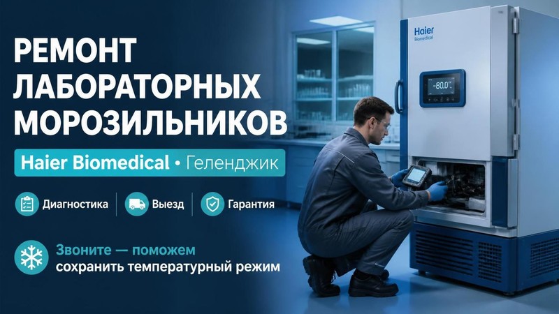 Ремонт лабораторных морозильников Haier Biomedical