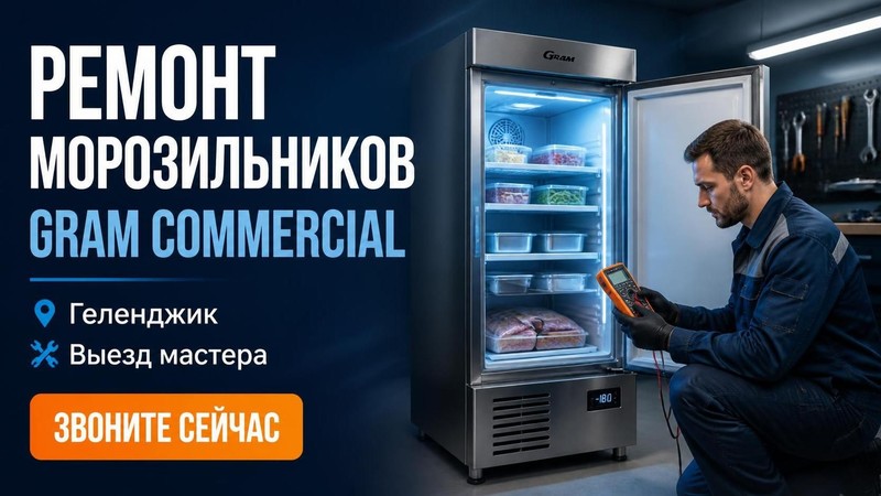 Ремонт морозильников Gram Commercial