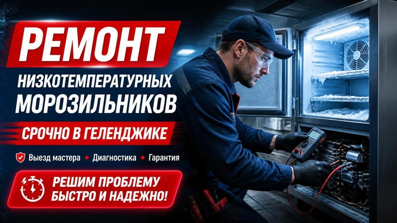 Ремонт низкотемпературных морозильников срочно