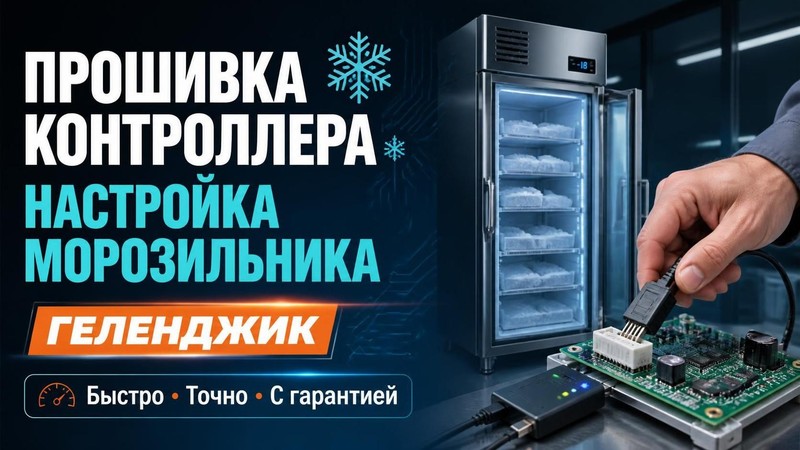 Прошивка контроллера и настройка морозильника