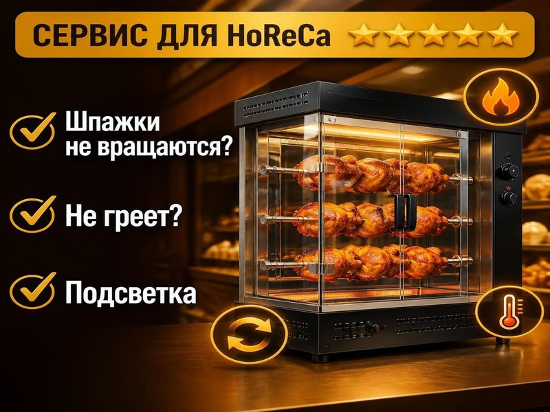 Ремонт грилей для курицы Hurakan