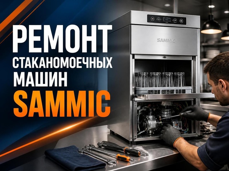 Ремонт стаканомоечных машин Sammic