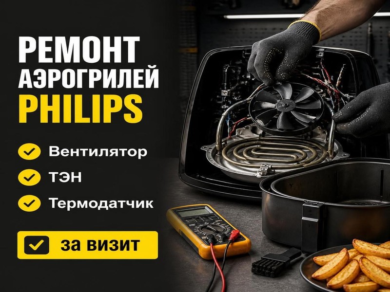 Ремонт аэрогрилей Philips