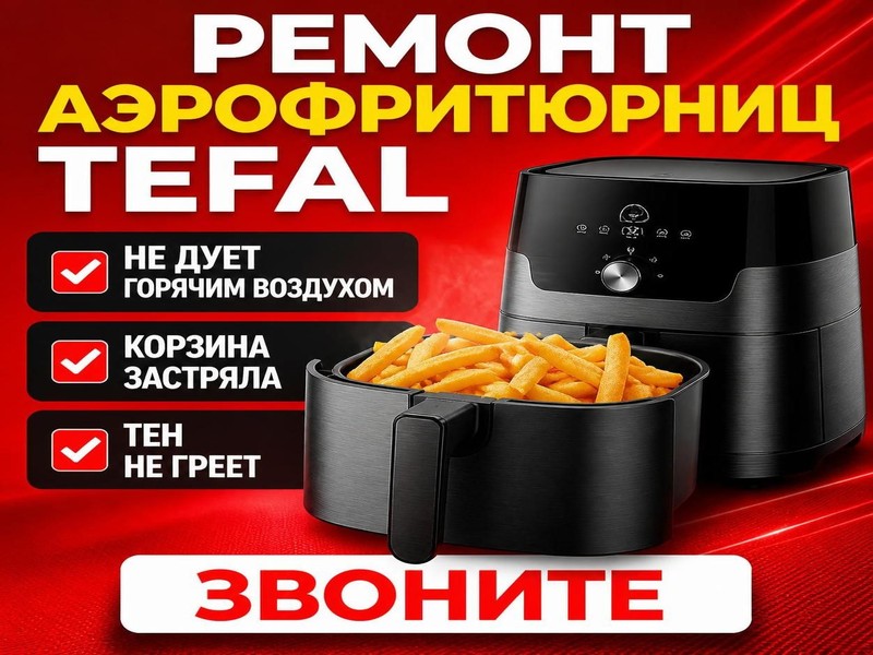 Ремонт аэрофритюрниц TEFAL