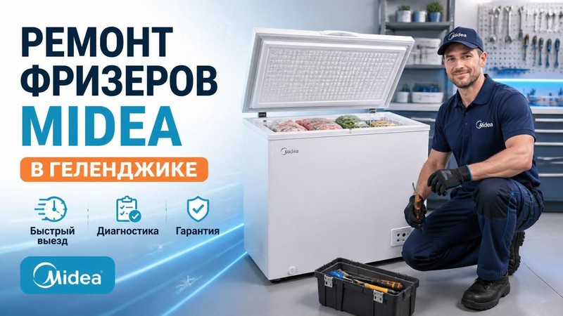 Ремонт фризеров Midea