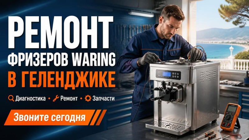 Ремонт фризеров Waring