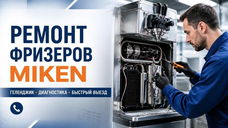 Ремонт фризеров Miken