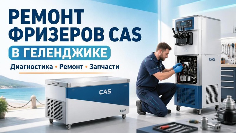 Ремонт фризеров Cas
