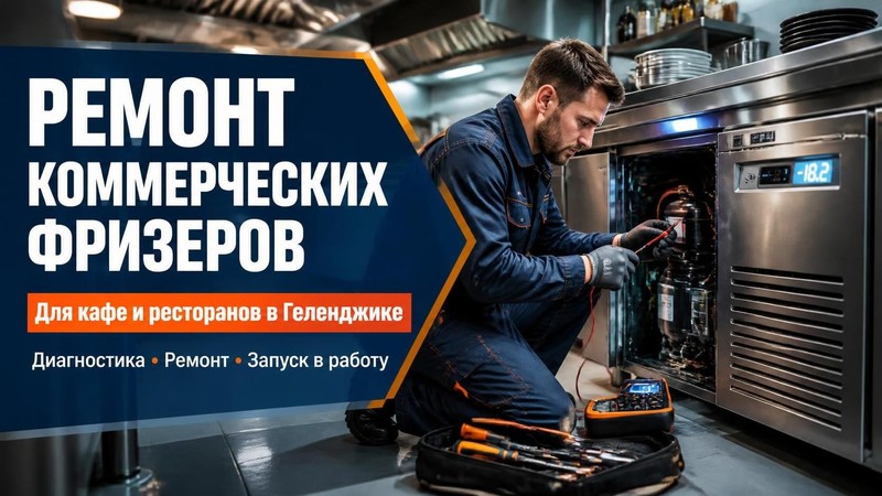 Ремонт коммерческих фризеров для кафе и ресторанов