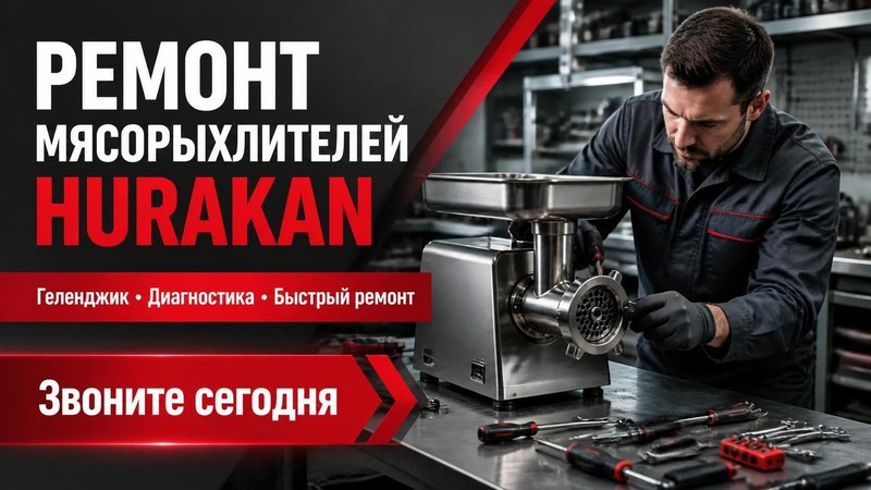 Ремонт мясорыхлителей Hurakan