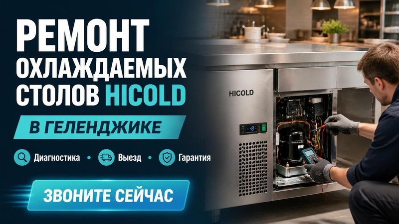 Ремонт охлаждаемых столов HICOLD