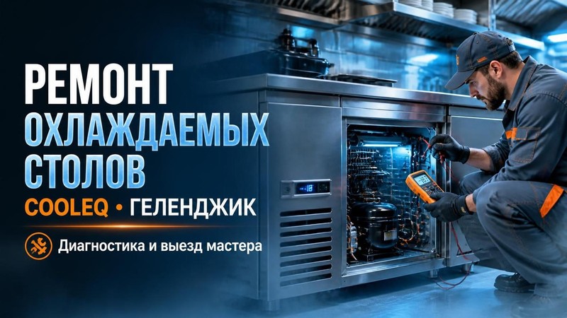 Ремонт охлаждаемых столов Cooleq