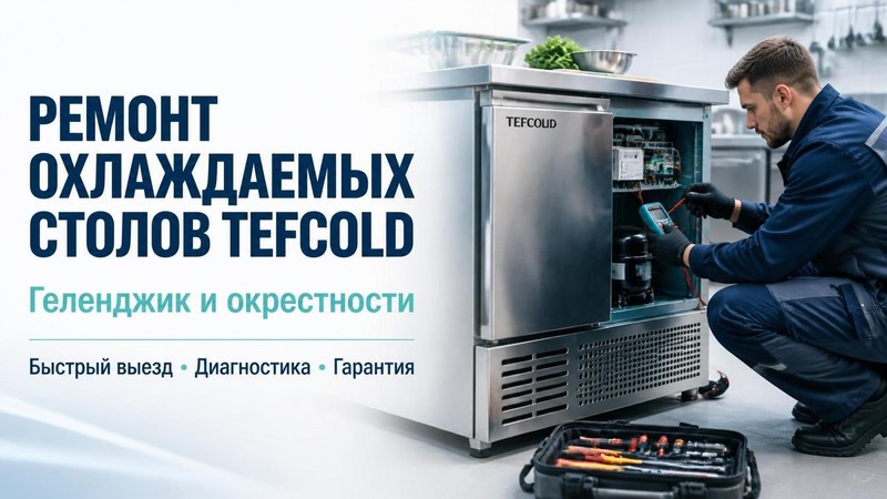 Ремонт охлаждаемых столов Tefcold