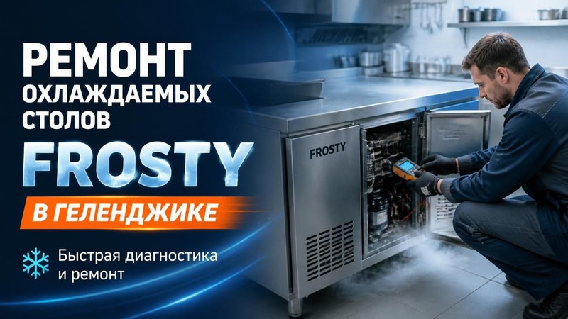 Ремонт охлаждаемых столов FROSTY
