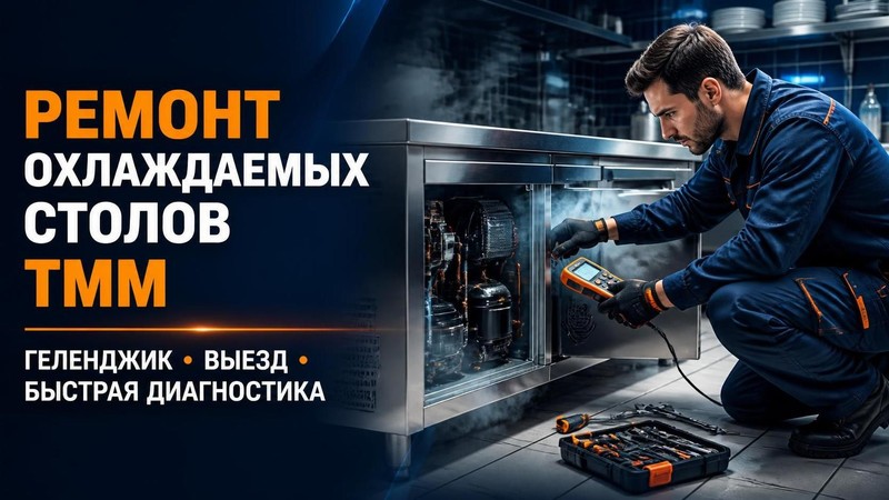 Ремонт охлаждаемых столов ТММ