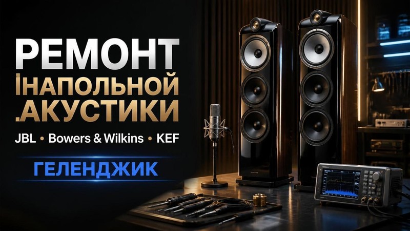 Ремонт напольной акустики JBL, Bowers & Wilkins, KEF