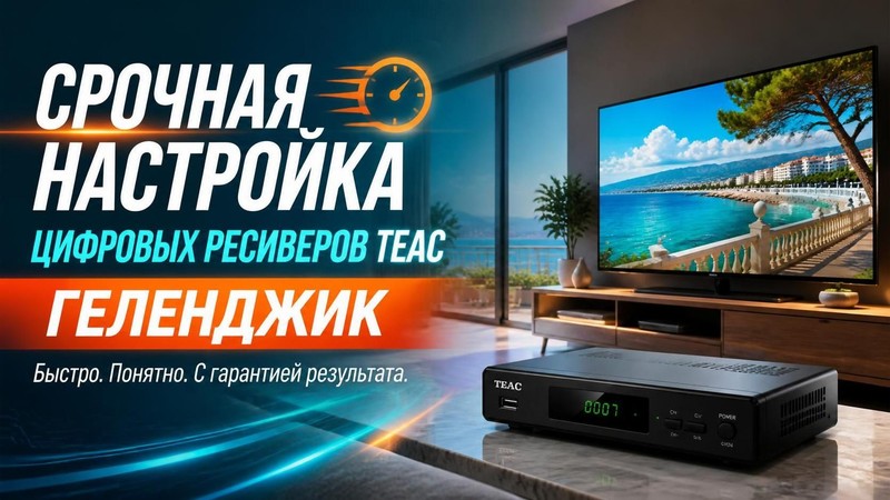 Срочная настройка цифровых ресиверов TEAC