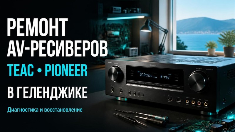 Ремонт AV-ресиверов TEAC, Pioneer