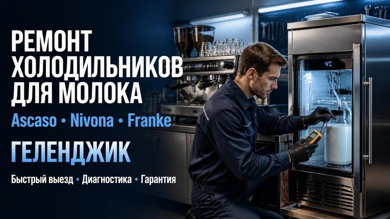 Ремонт холодильников для молока Ascaso, Nivona, Franke
