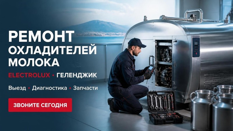 Ремонт охладителей молока Electrolux