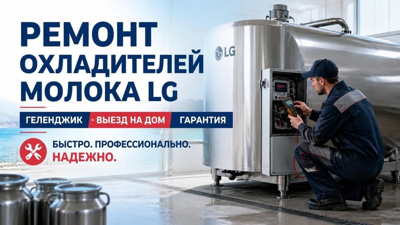 Ремонт охладителей молока LG
