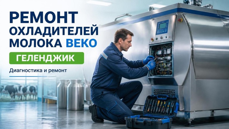 Ремонт охладителей молока Beko — Олег, фото