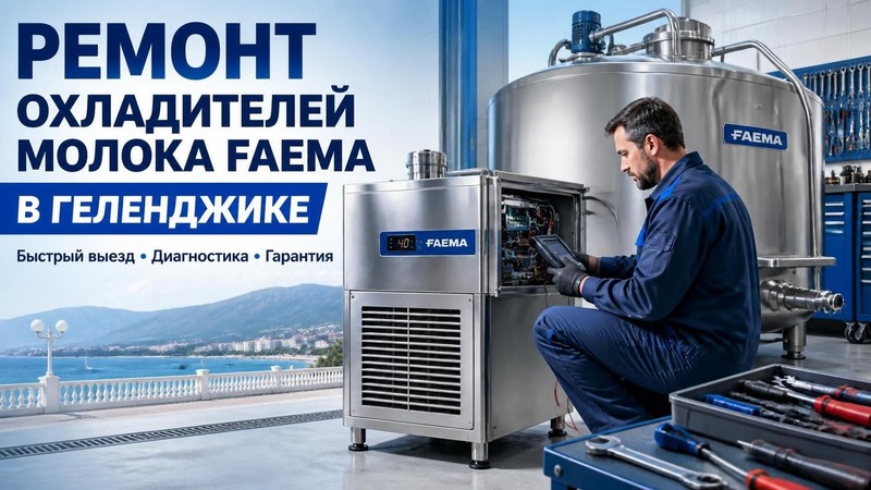 Ремонт охладителей молока Faema