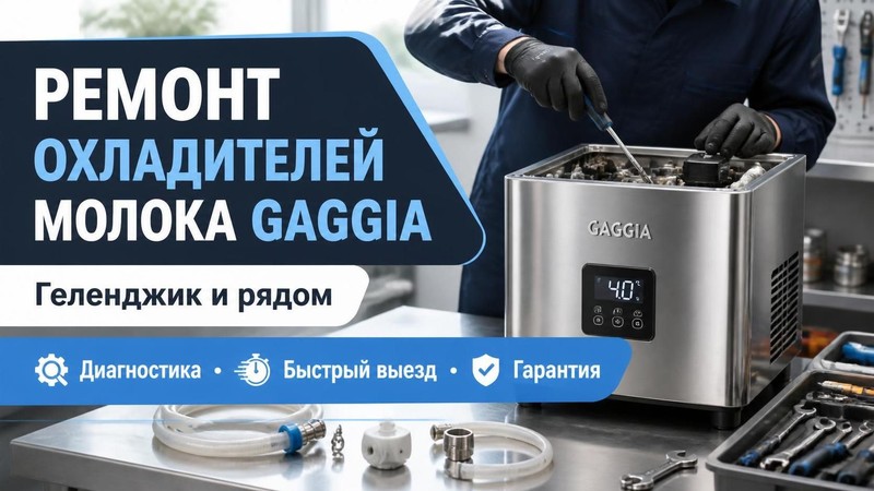 Ремонт охладителей молока Gaggia