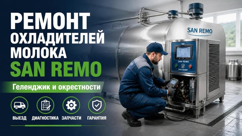 Ремонт охладителей молока San Remo