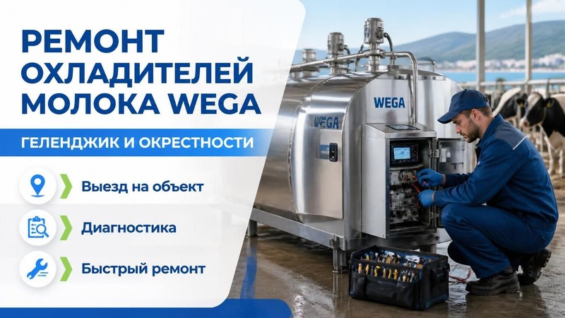 Ремонт охладителей молока Wega