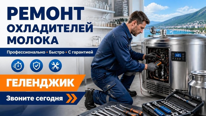 Ремонт профессиональных охладителей молока