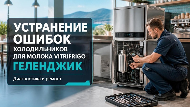 Устранение ошибок холодильника для молока Vitrifrigo