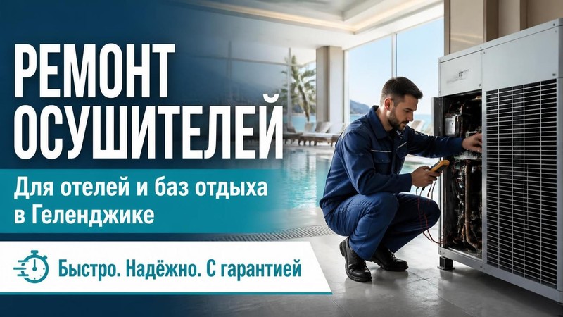 Ремонт осушителей для отелей и баз отдыха