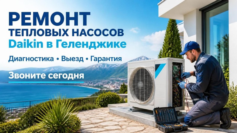 Ремонт тепловых насосов Daikin