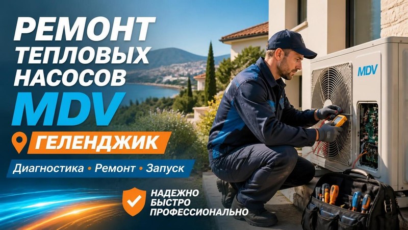 Ремонт тепловых насосов MDV