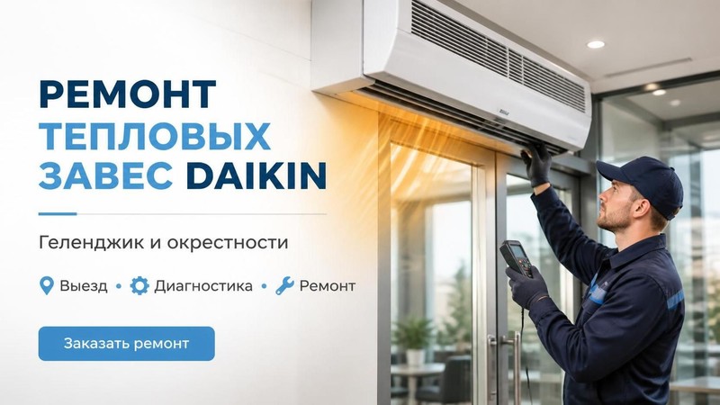 Ремонт тепловых завес Daikin